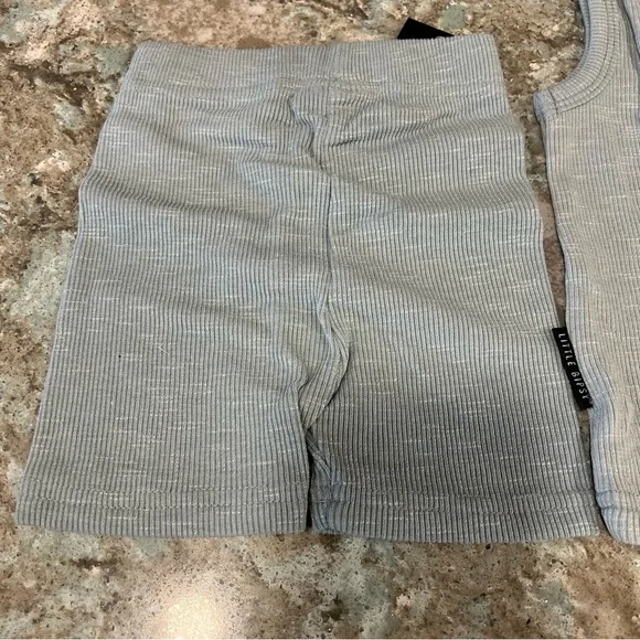 Little Bipsy Ribbed Tank & Biker Short Set 6-12M NWT - Picture 7 of 10